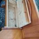 Old corner bench chest wood vintage pine