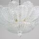 Taormina, Large Size Murano Clear trasparent Vintage Glass Ceiling Light, 1