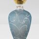 Vase en verre bleu