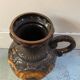 German scheuerich ceramic vase with flowers decor from the 70s