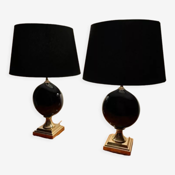 Pair of large vintage lamps Italy