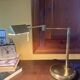 Relco Milan Italy table lamp with articulated brass arm by Gianfranco Frattini, 1970s