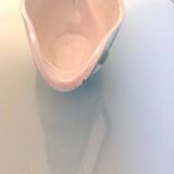 Moulin des Loups green tablecloth model gravy boat / 50s-60s