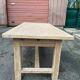 Table à manger de ferme rénovée en chêne brut du XXème 180cm tiroir