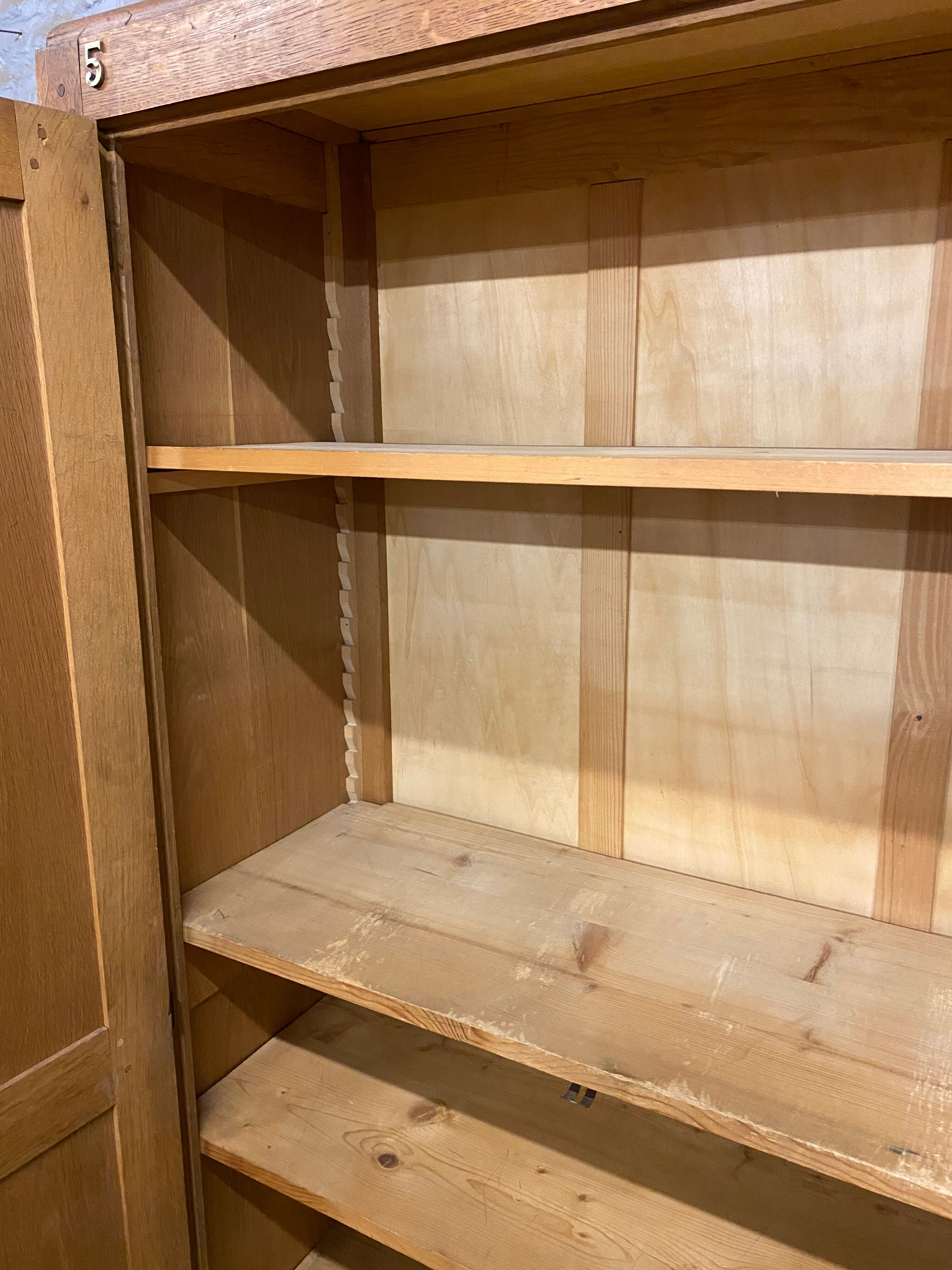 Parisian cabinet vintage solid oak