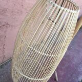 XXL rattan pendant light Natural rattan light