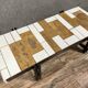 Roger CAPRON (1922-2006): "Herbier" coffee table in ceramic tiles