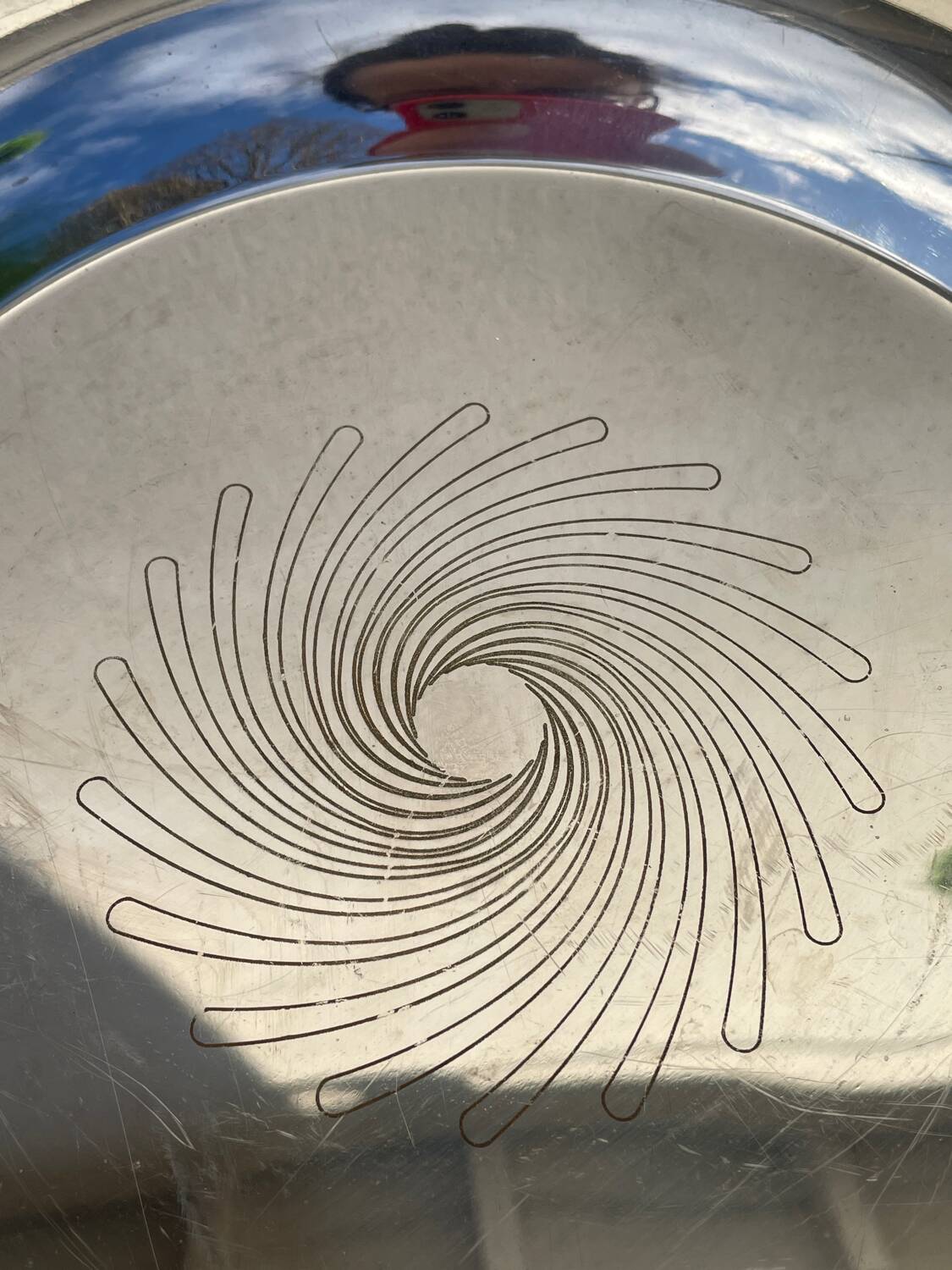 Italian round dish 1970 Giorino