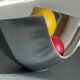 Vintage polished metal fruit bowl