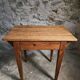 Compact French work table with bistro chair | Table circa 1900 | Chair circa 1950