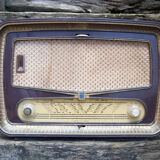 Poste radio vintage en bois Transistor Radiola