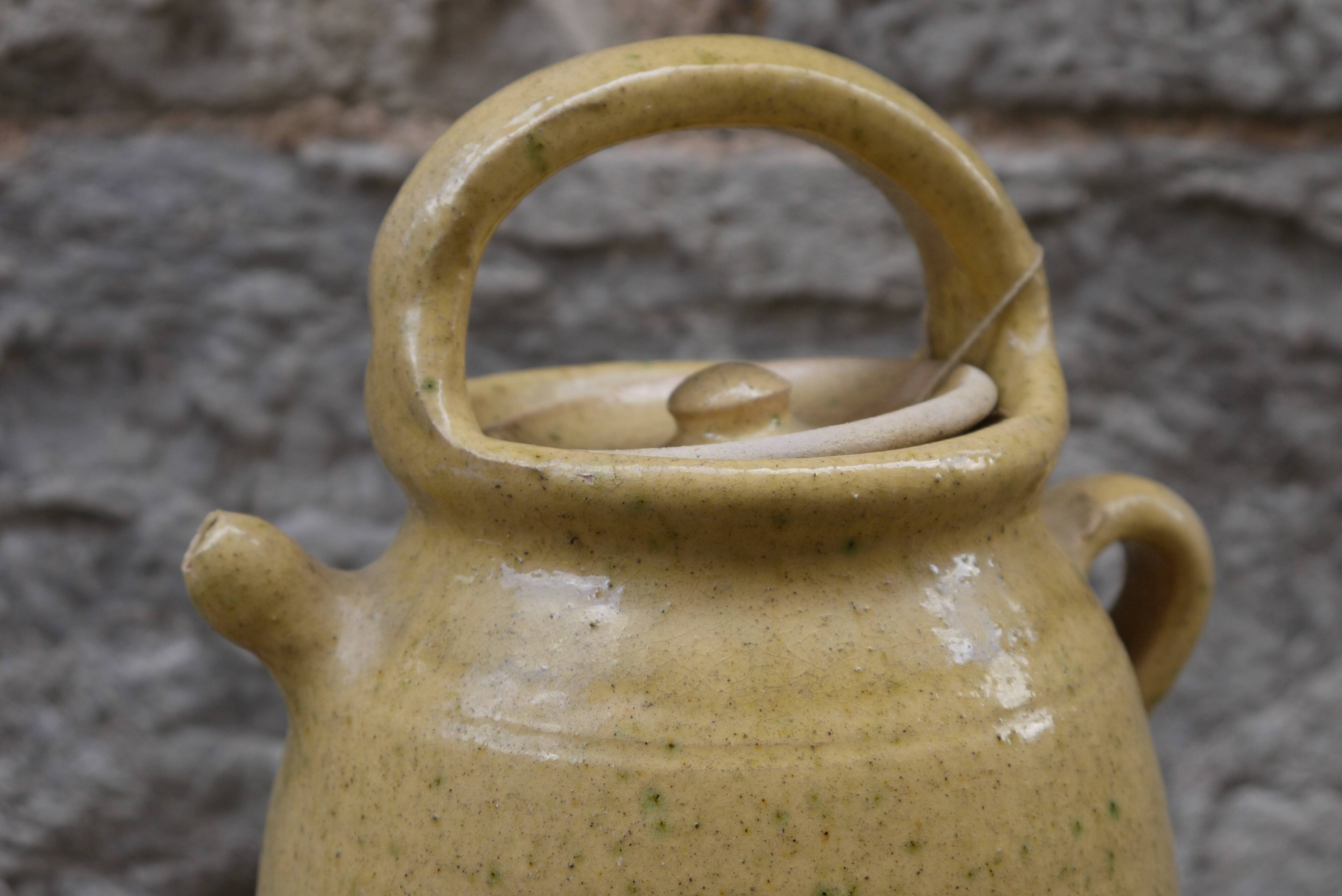 Terracotta jug gargoyle