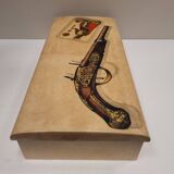 Caja de juego Aldo Tura, Piel de cabra (pergamino), 1950 – Italia