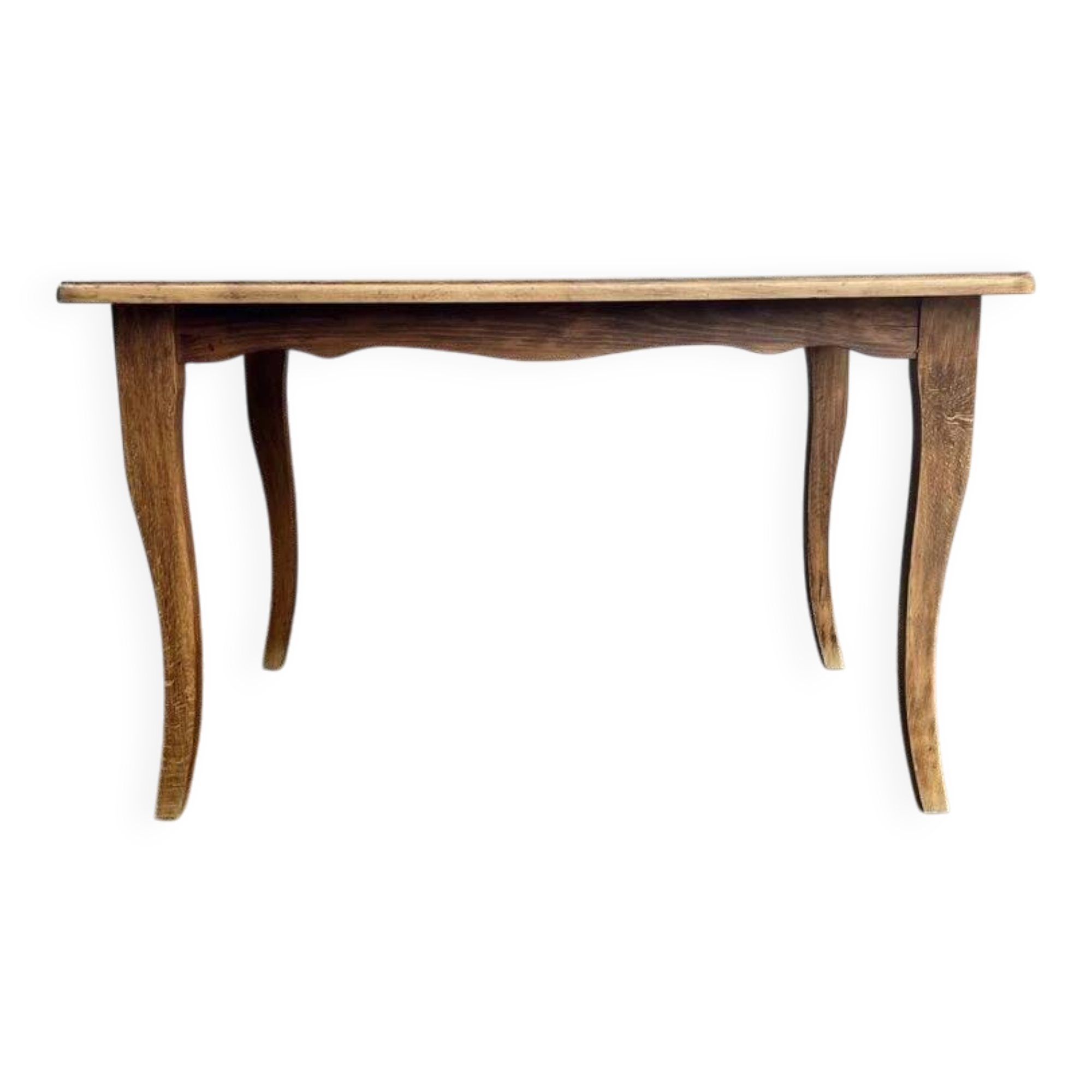 Natural wood coffee table