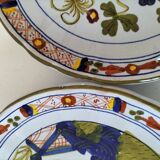 Rare duo d’assiettes italiennes en faïence – CACF Faenza