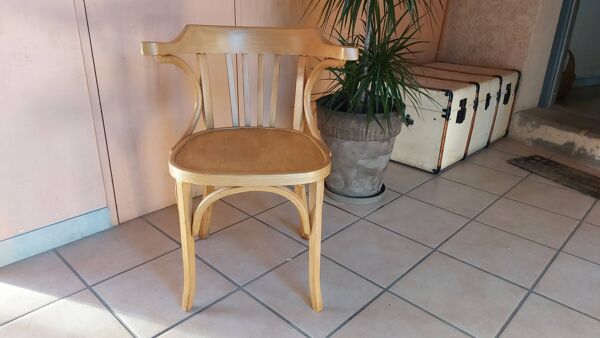 Fauteuil bistrot ou de bureau Baumann en bois