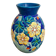 Art Deco vase Boch Frères Keramis, capucine decoration D.2762, crackled enamel