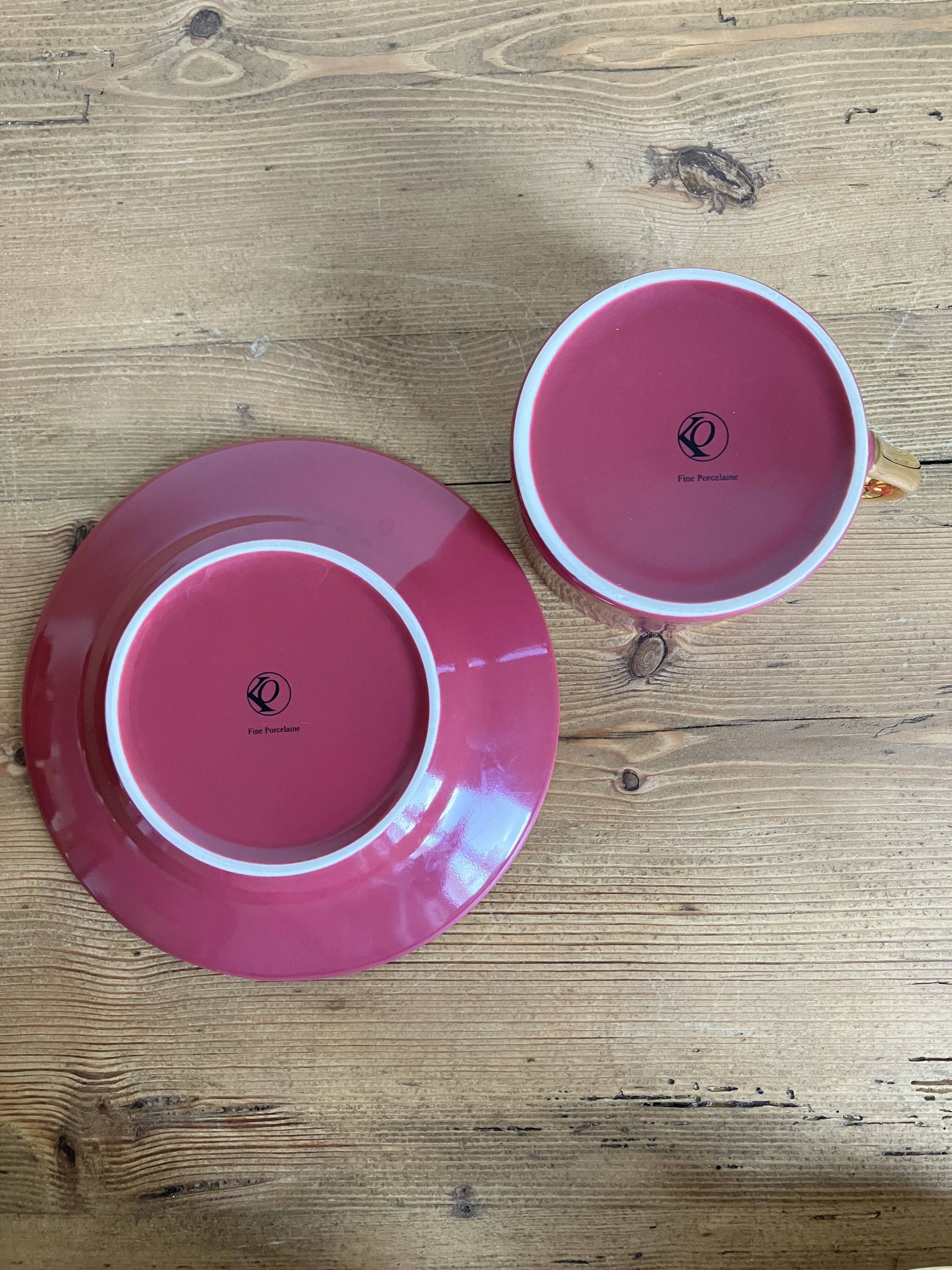 Porcelain coffee set