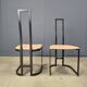 Gastone Rinaldi postmodern dining chairs for Thema Italy, 1980s - set