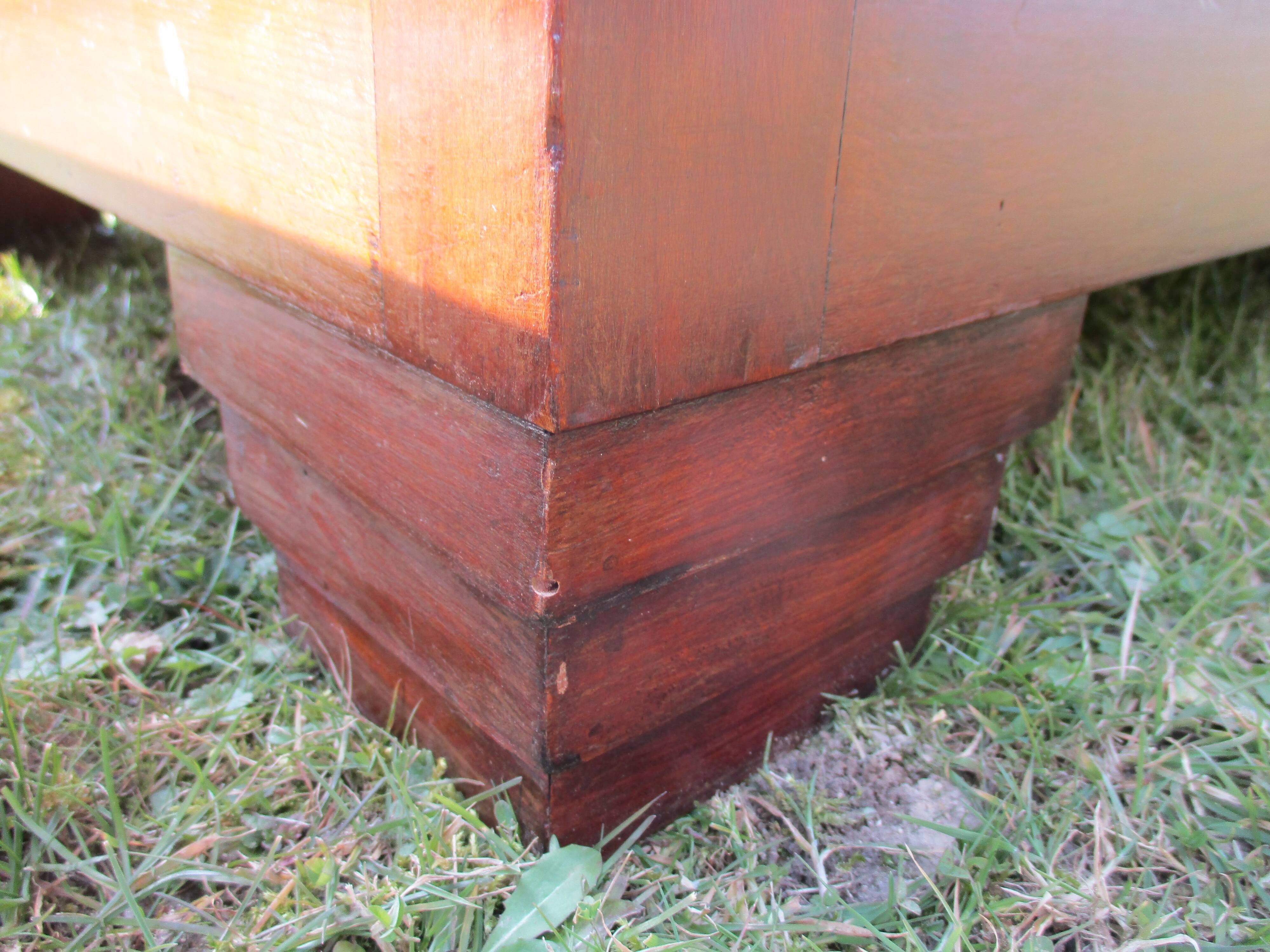 Antique Art Deco sofa bed