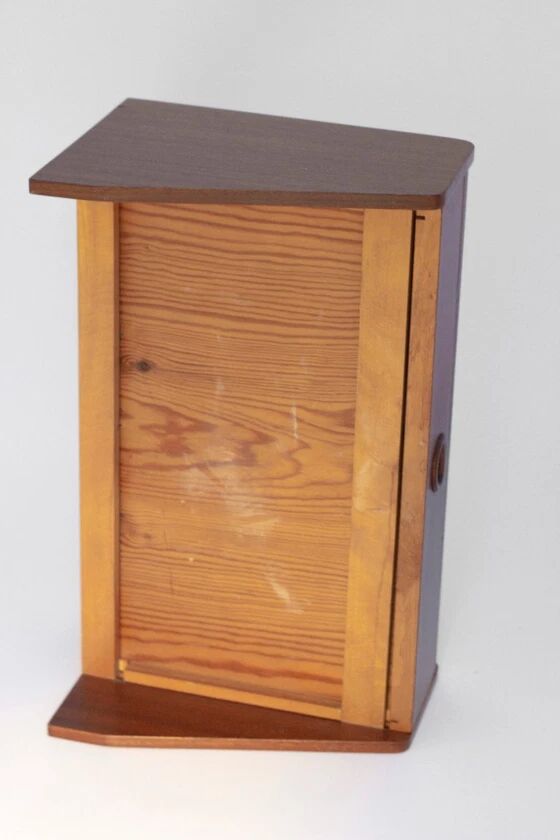 Teak wall shelf bedside - Denmark 1960s