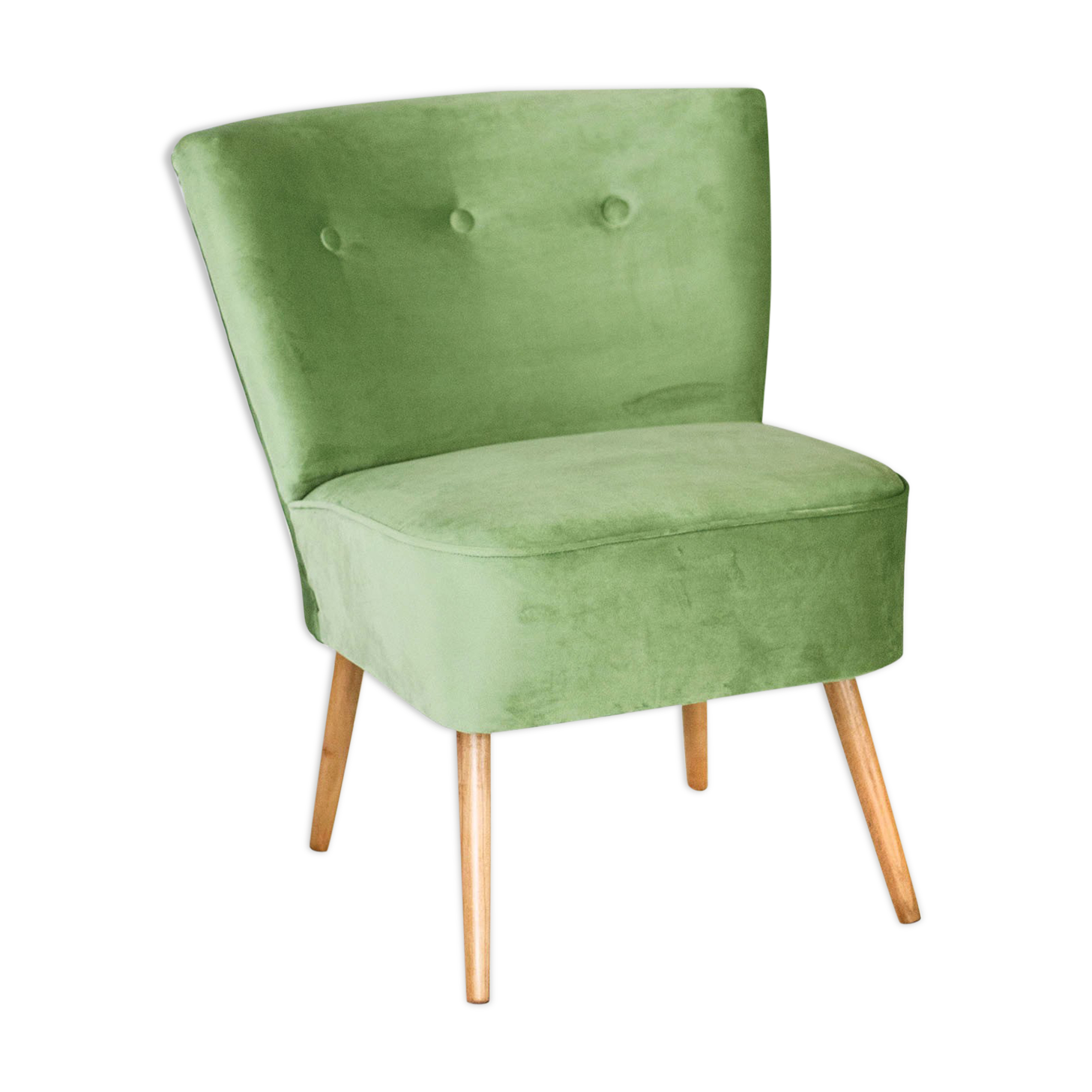 Green club Chair, 60-70 years