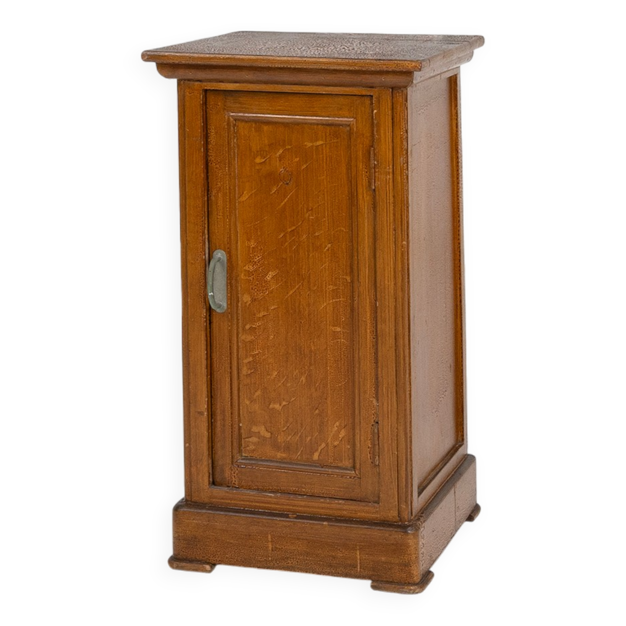 French Art Deco nightstand in varnished wood, ca. 1930