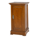 French Art Deco nightstand in varnished wood, ca. 1930