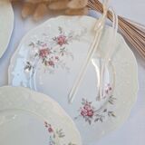 6 porcelain dessert plates