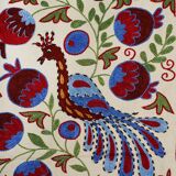 Vintage Turkish rug hand-knotted 50x92cm