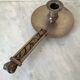 Silver cellar rat candle holder