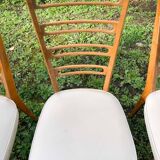 Set of 4 Monobloc chairs from the 60s