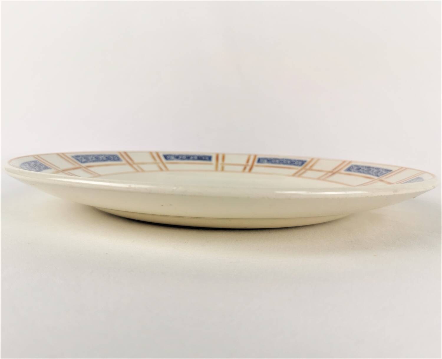 3 plats de service Longwy Carmen jaune