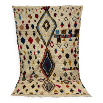 Handmade Moroccan Berber carpet 251 x 155 CM