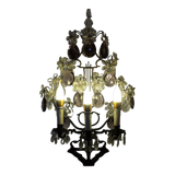 Crystal girandole lamp