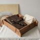 Country-style wooden middle desk Louis Philippe - 19th century