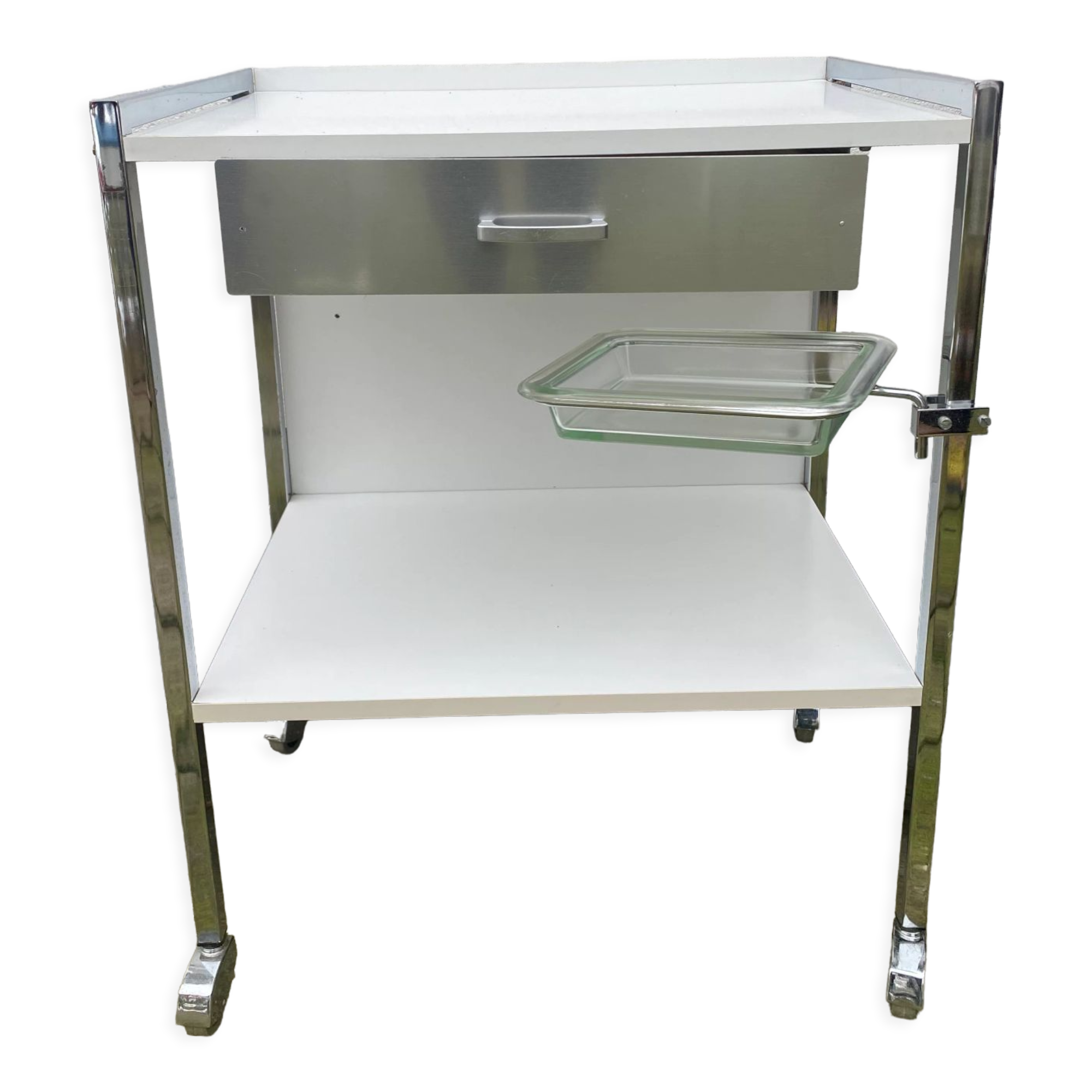 Vintage Industrial Trolley Cart