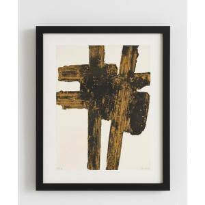 Pierre Soulages after an 18th-century etching, 1962