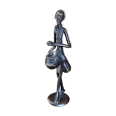 African bronze statuette