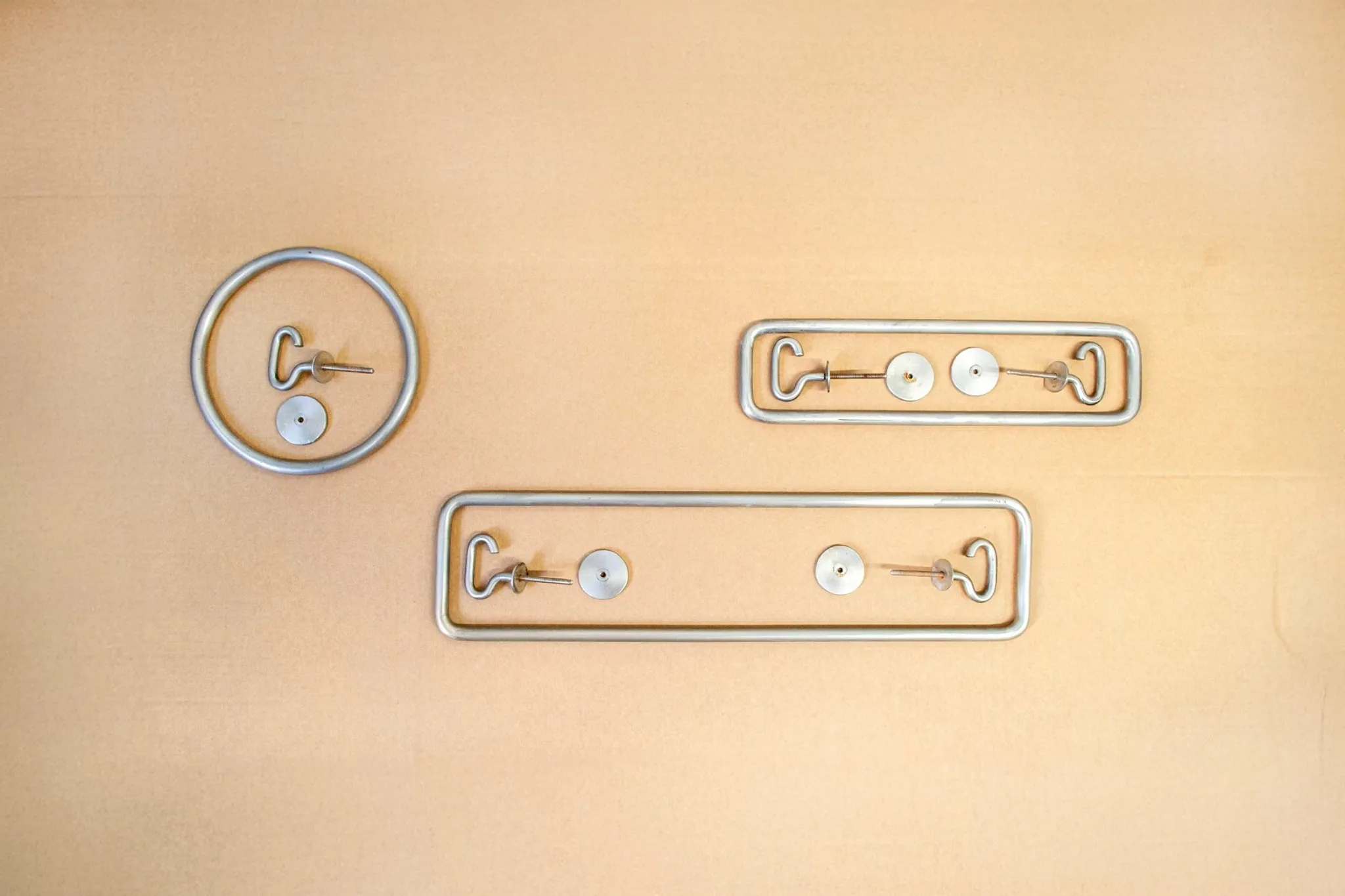 Bathroom accessory set by Sergio Mazza for Artemide, 1960s, set of 3.