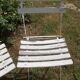 Set of 3 folding garden chairs