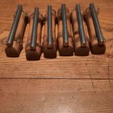 6 knife doors in bamboo and metal