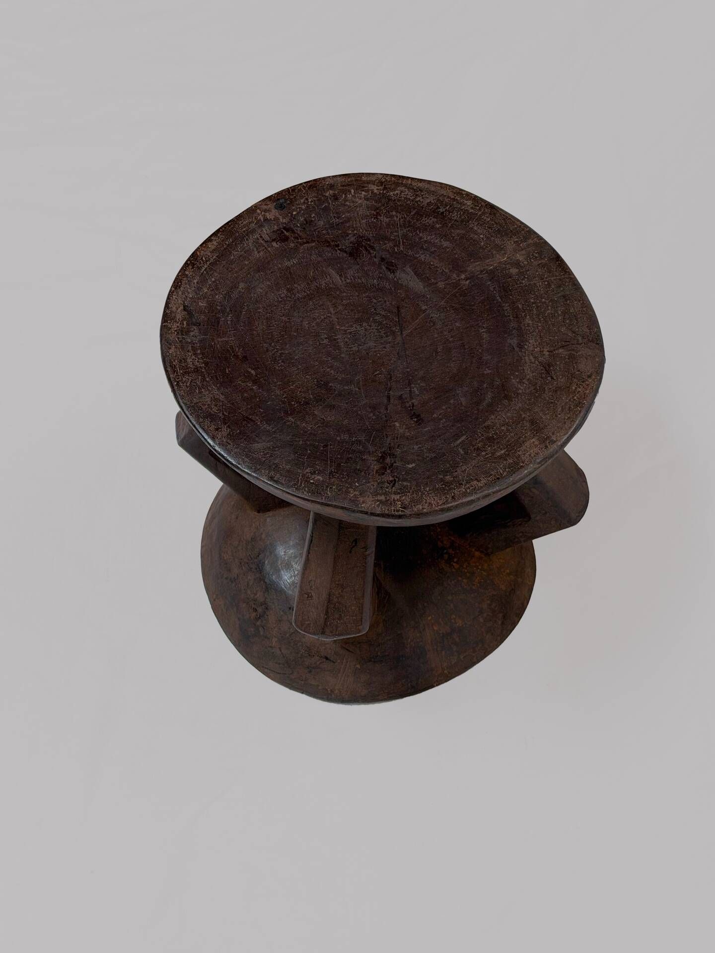 Bambara stool in wood (Mali)