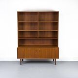 Buffet en teck avec étagère par Brouer Møbler, années 1960.