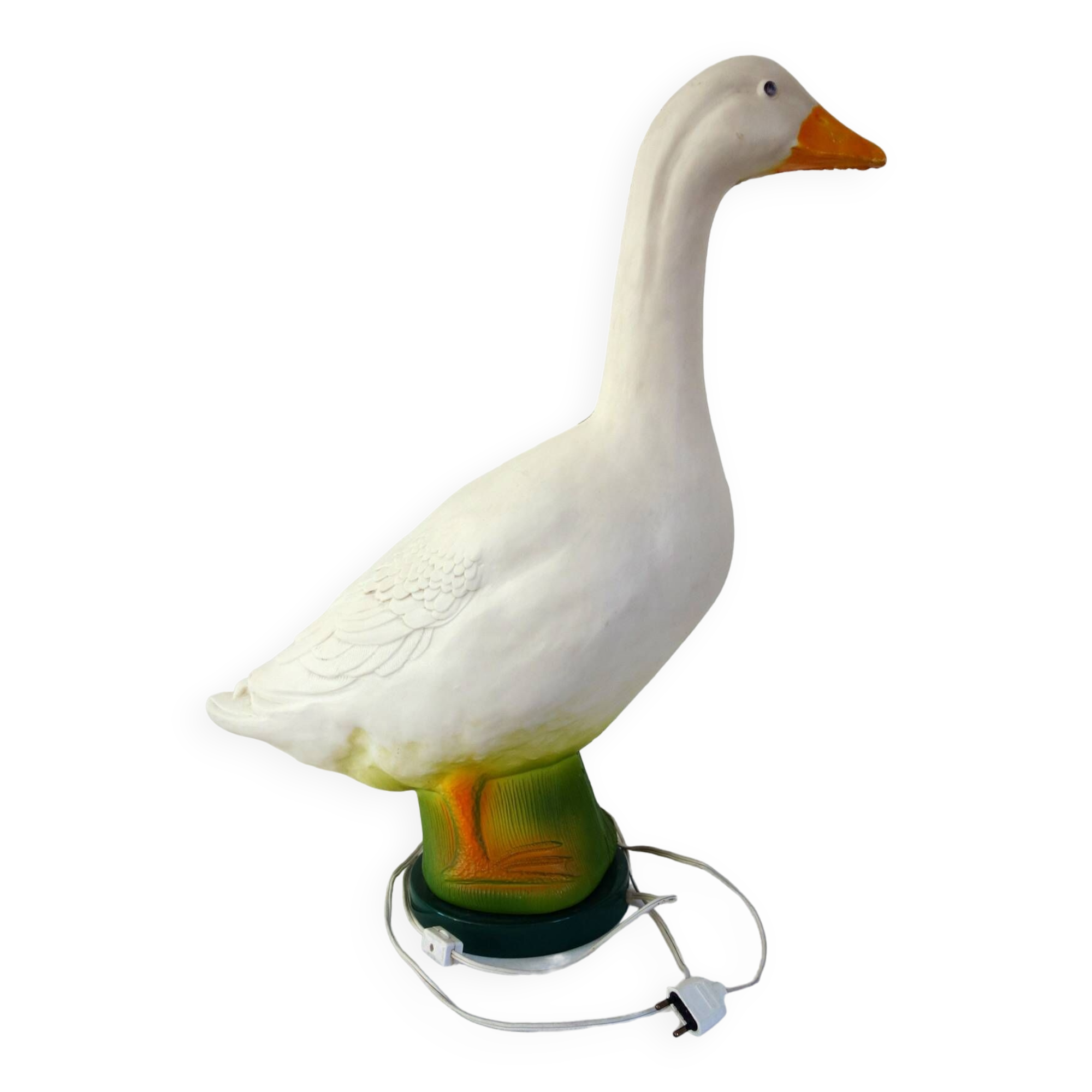 Vintage Gladys Goose goose lamp, 70/80s USA