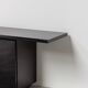 Giotto Stoppino for Acerbis Black Sheraton Sideboard Italy 1980s