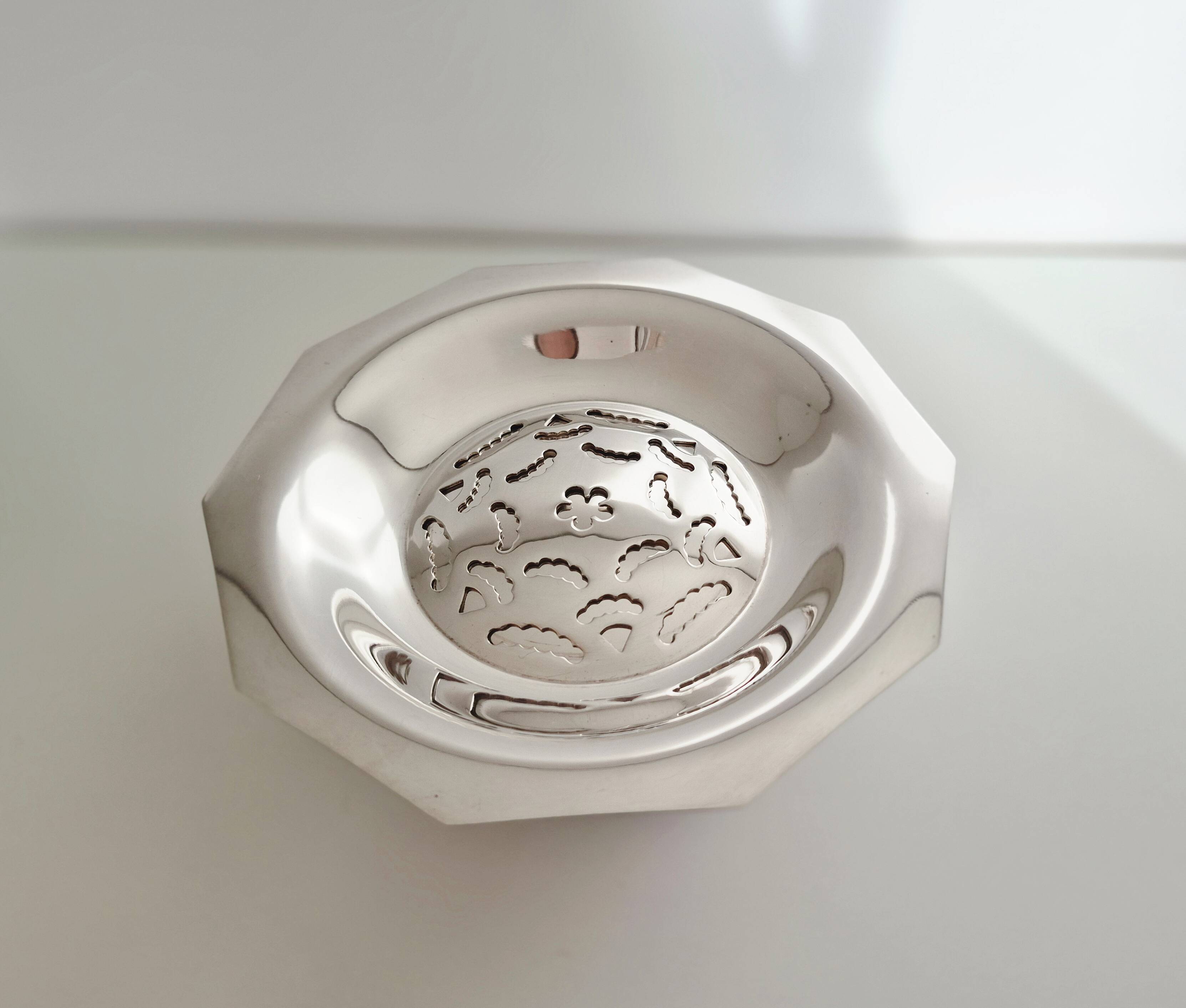 Antique butter dish Coquillor-glace in silver-plated metal