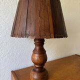 Large teak lamp from the 60s