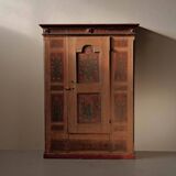 Armoire bavaroise peinte en pin massif – XVIIIᵉ siècle