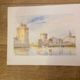 Watercolor by Claude Veyssière